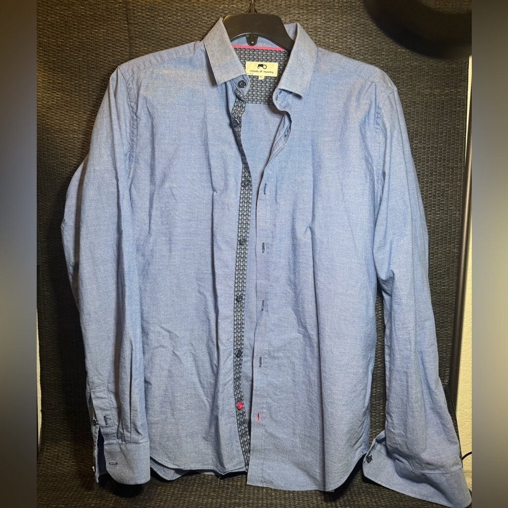 Men’s Moods of Norway Dress Shirt Size XL Excellent Pre-Owned Condition